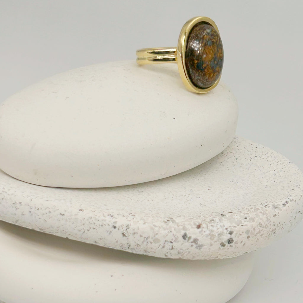 Anillo Umbral Latón Bronzita