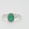 Anillo esmeralda Plata de Ley